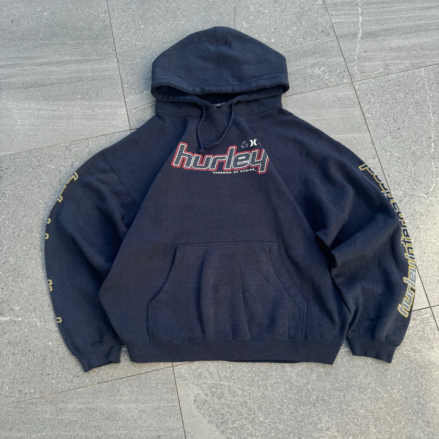 grail hurley triple hit hoodie - boxy M