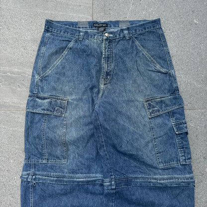 no boundaries zip off cargo pants - 38x30”