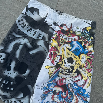 ed hardy boardies - 34x12”