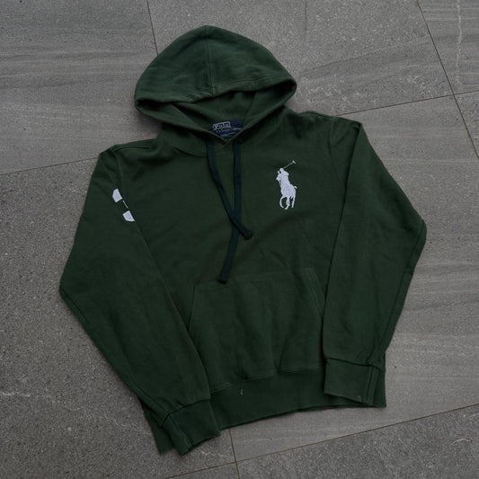 forest green big pony ralph hoodie - S/M
