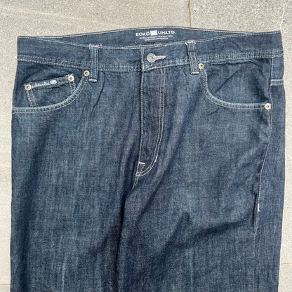 grailllll dark wash eckos - 36x34”