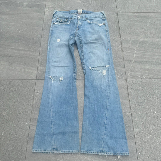 BEAUTIFUL! joey bootcut trueys - 33x33”