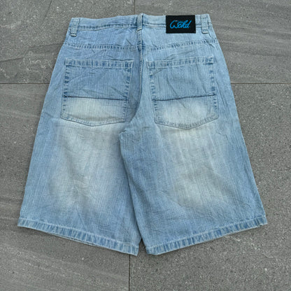 southpole style wckd jorts - 34x14”