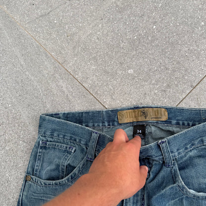 lean hit southpole bootcuts - 34x34”