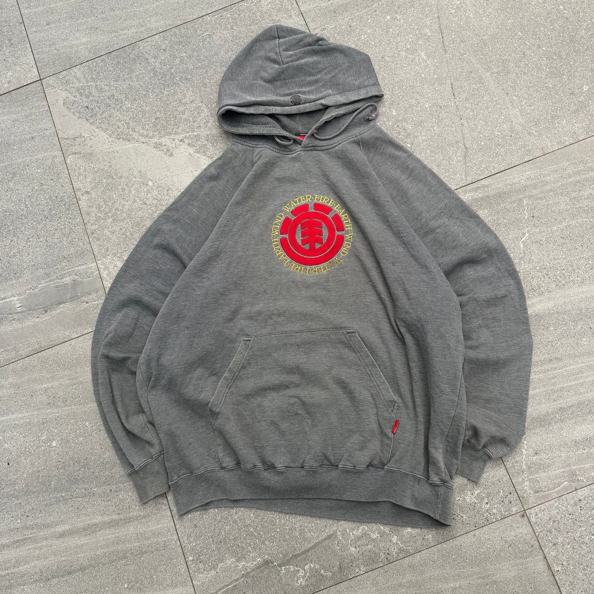 90s element raglan hoodie - XL