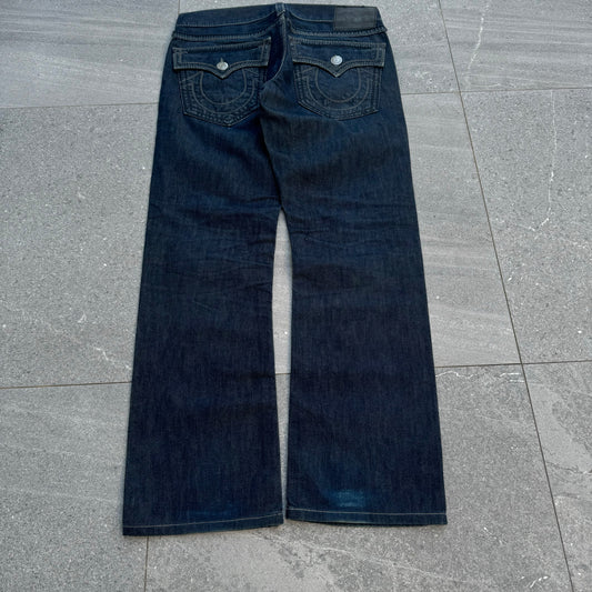 raw denim truey bootcuts - 36x33”