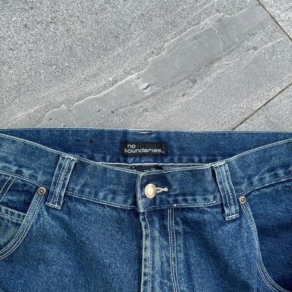 crazy no boundaries jorts - 34”