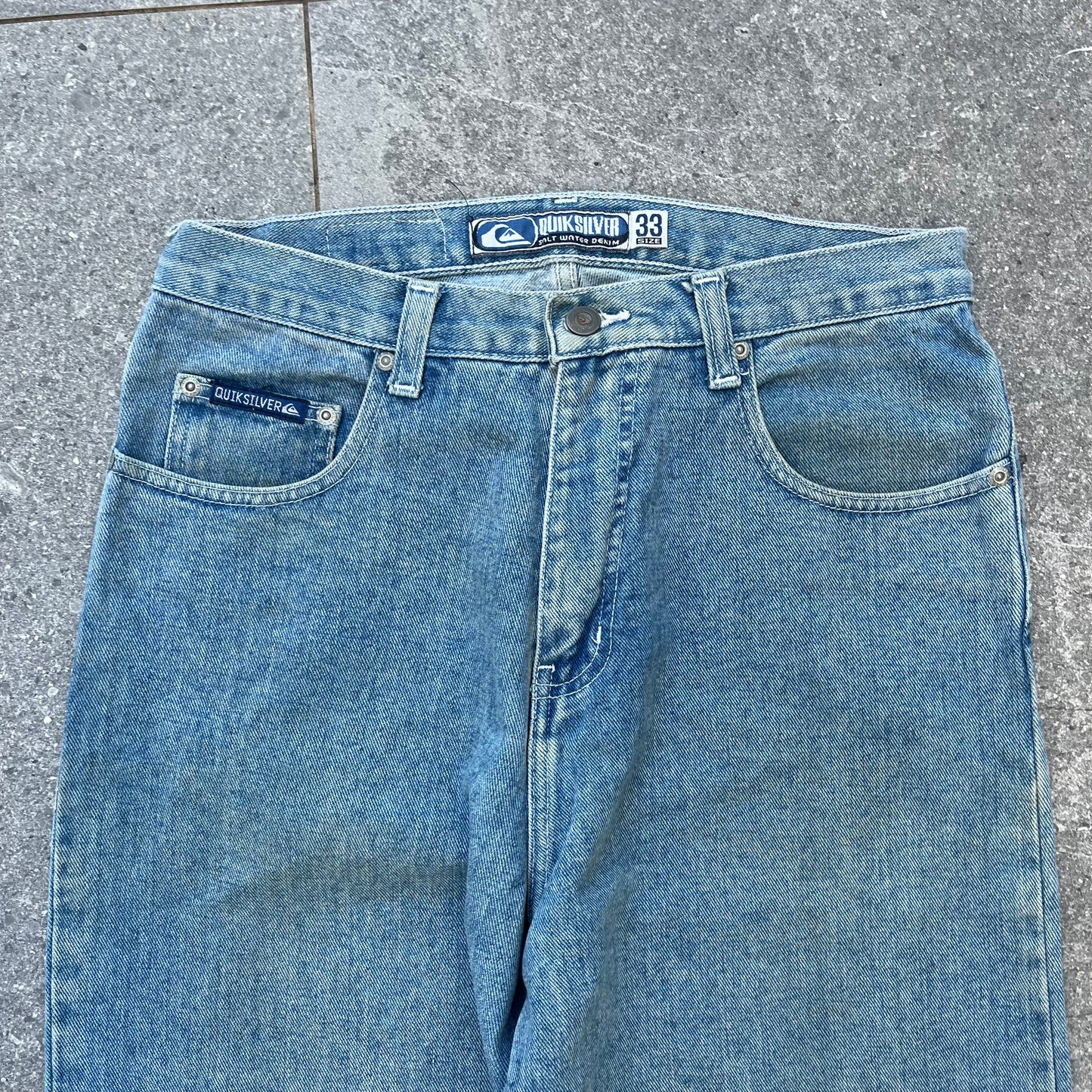 tidy lil quiksilver jeans - 30x30”