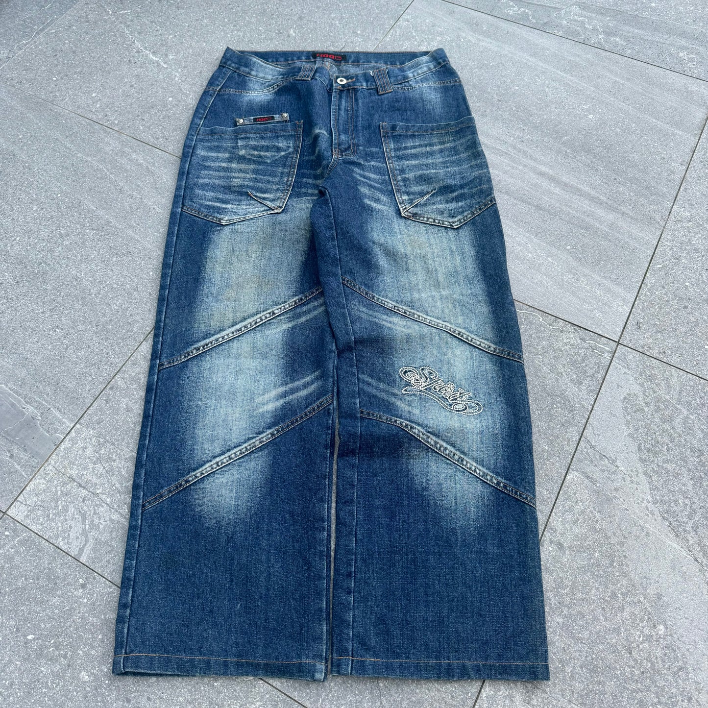 insane hoo jeans - hardest wash - 34x30”