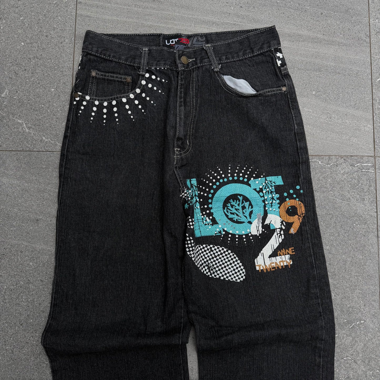 lot29 stamp hit bootcuts - 30x32”
