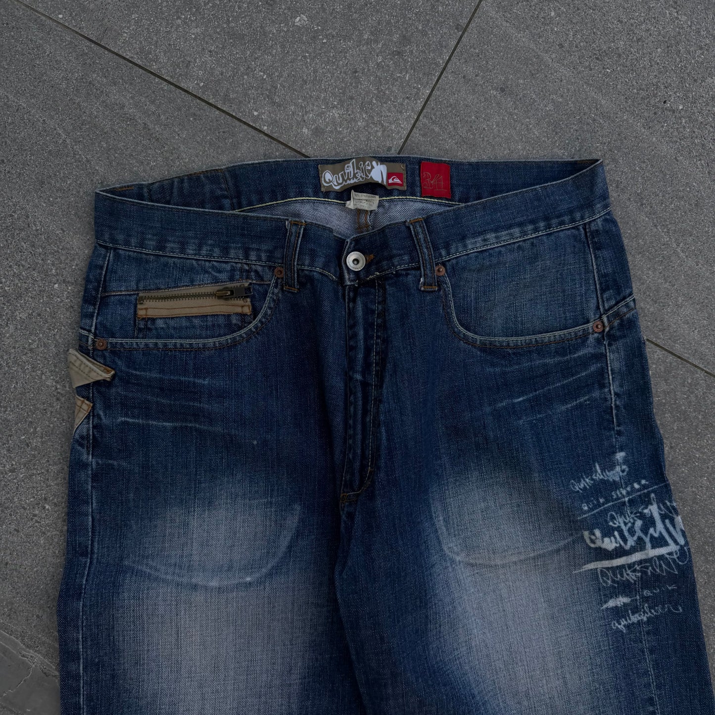 grail double pocket quikky jeans - 34x33”