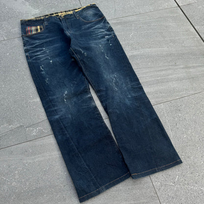 MFFFF PLAID EVISU BOOTCUTS HOLYSHit IG explore page type shit 36x31”