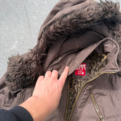 grail miss sixty jacket ((removable hood)) - women’s S