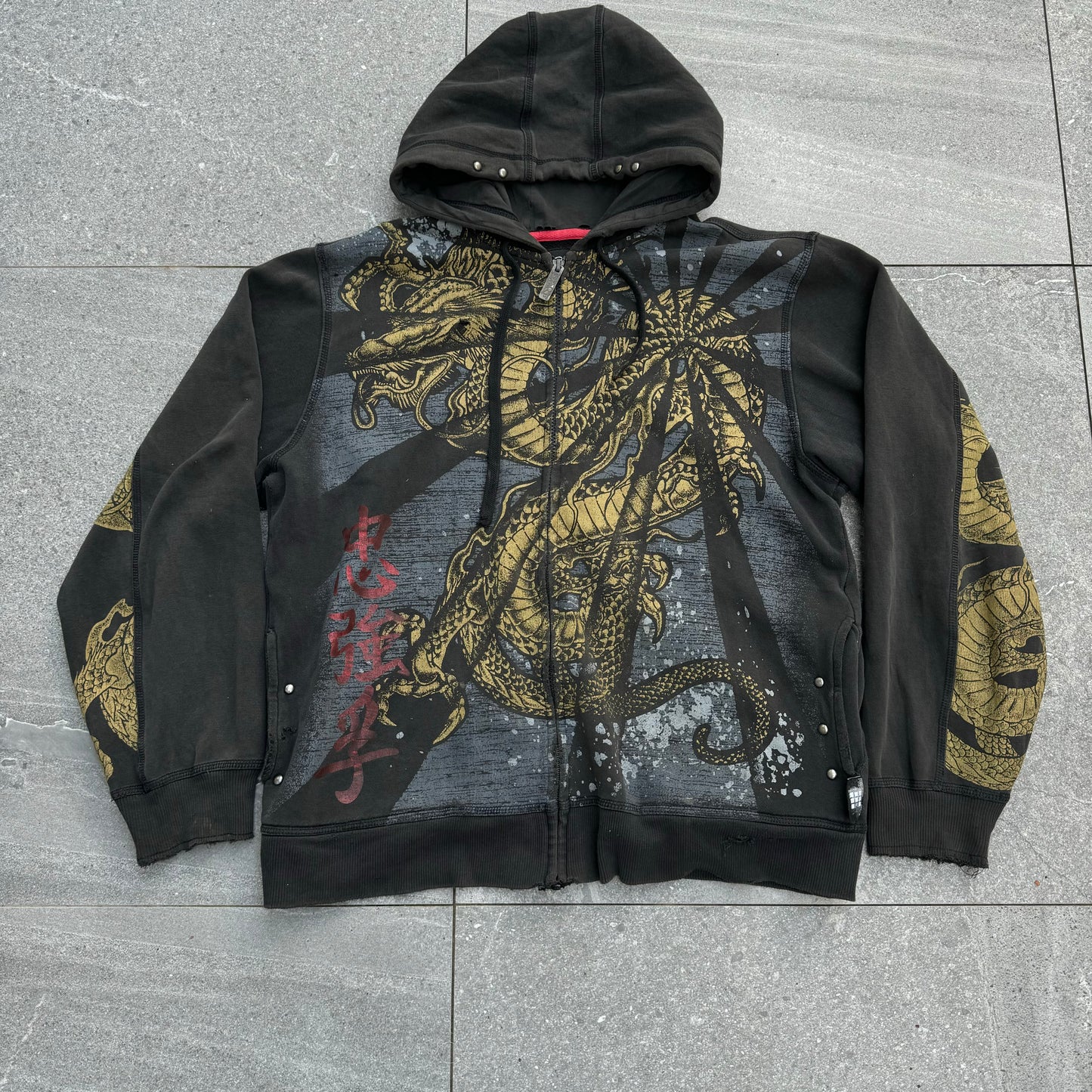 top heavy hoodie - L