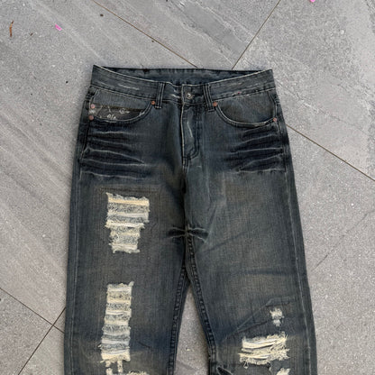 japanese repaired bootcuts - 30x31”