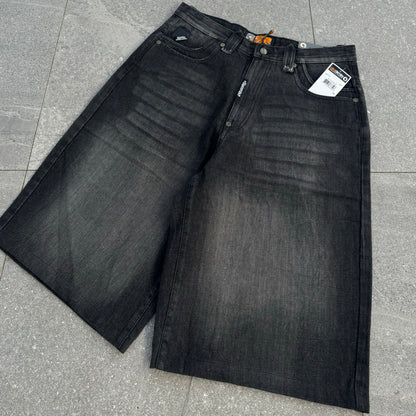 GRAIL akademiks rhinestone jorts - sizes 34-40” available