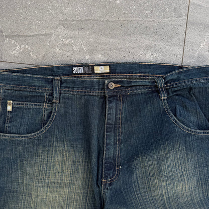 GRAIL navy sandwash southpoles (so phat) - 42x34”