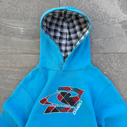 goddamn gorgeous oneill plaid hoodie - M