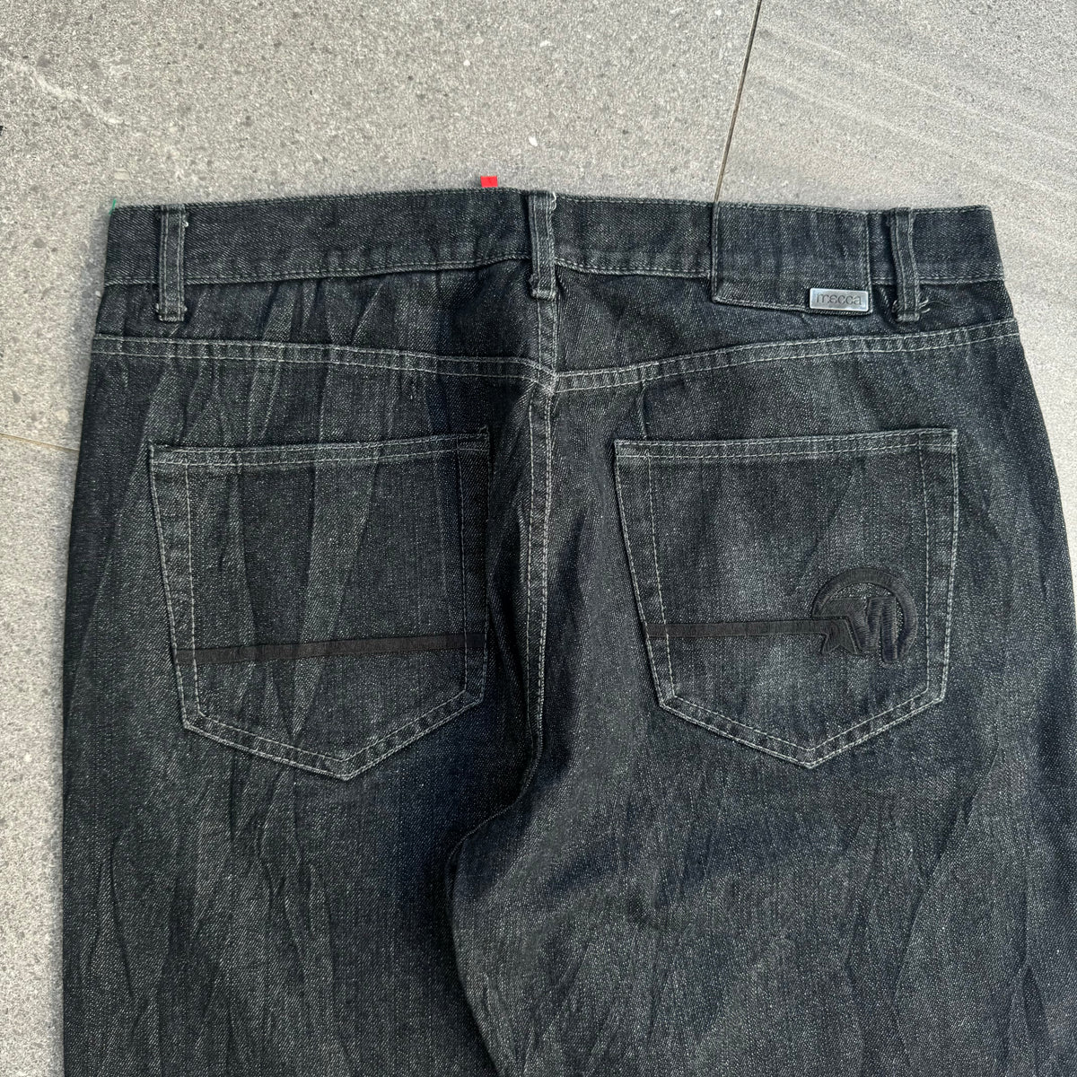 raw denim mecca jeans **perfect fit** - 38x31”