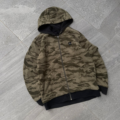 reversible quiksilver hoodie (if u think about this is like 2 hoodies for 50 each) - M