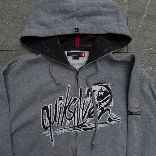 beautiful quiksilver zip - L