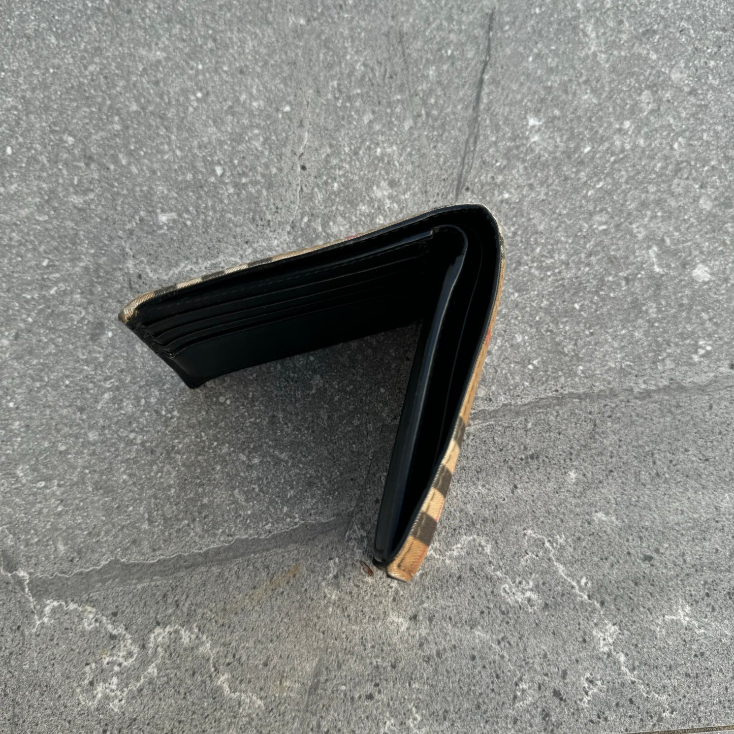 burberry nova check wallet