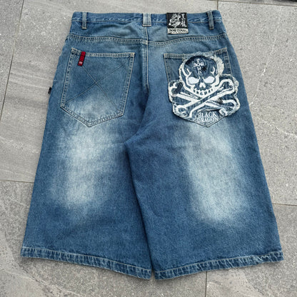 dogtown skull jorts - 34”