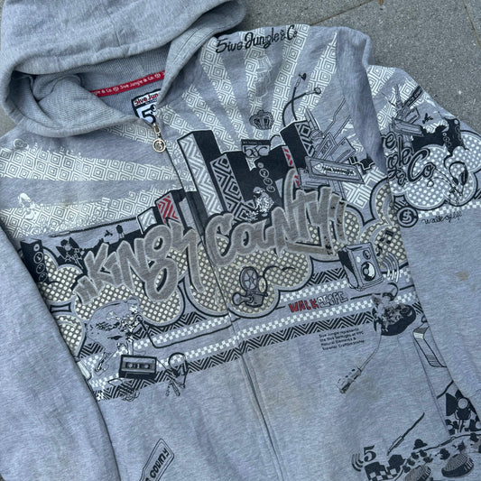 5ive jungle hoodie - fits XL/XXL