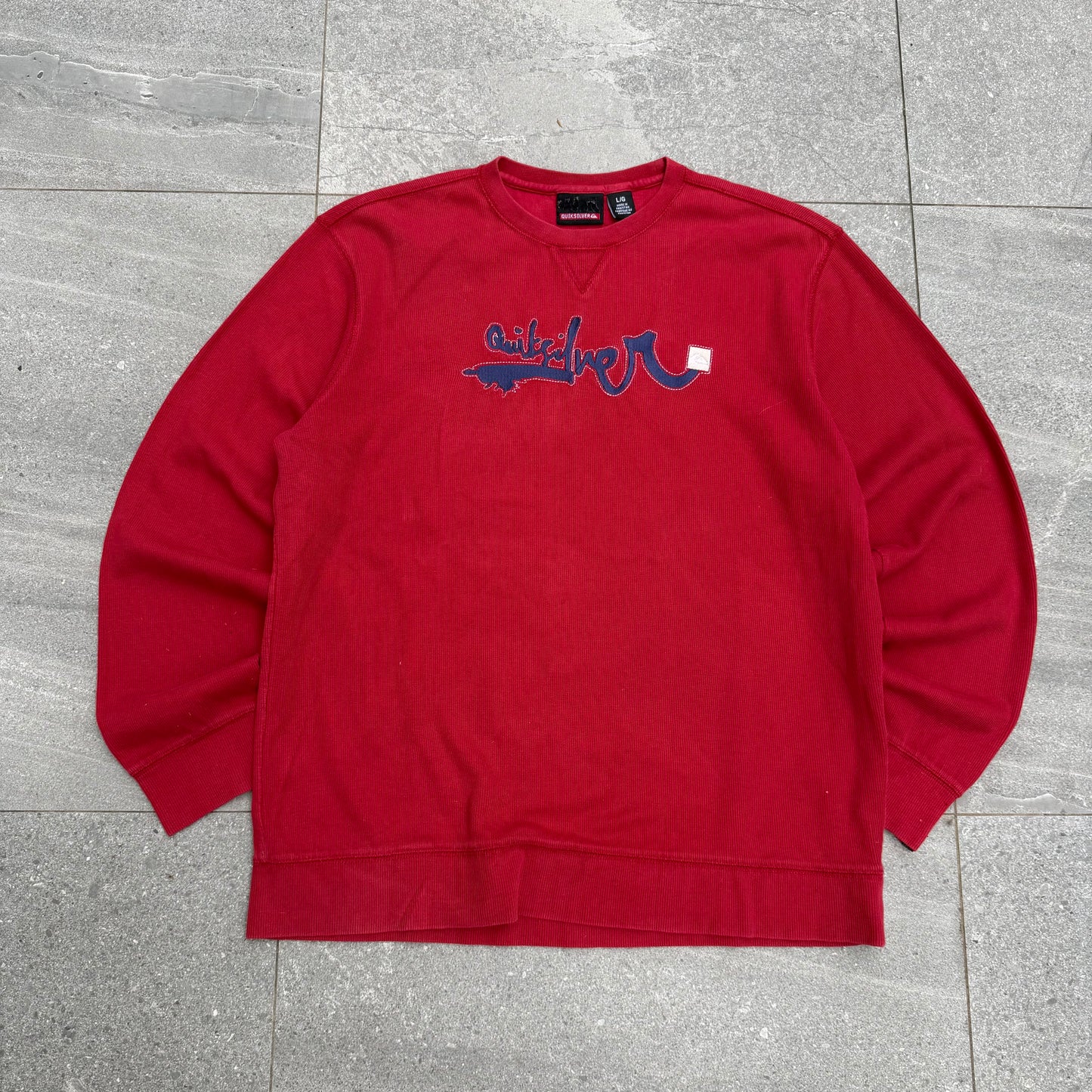 quiksilver ribbed sweater - L