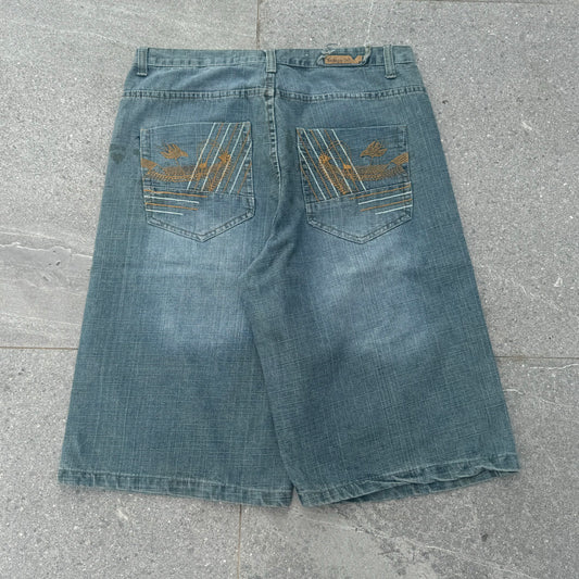indigo30 jorts - 36x14”