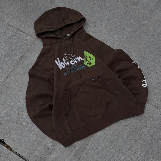 volcom embroidered spellout - S