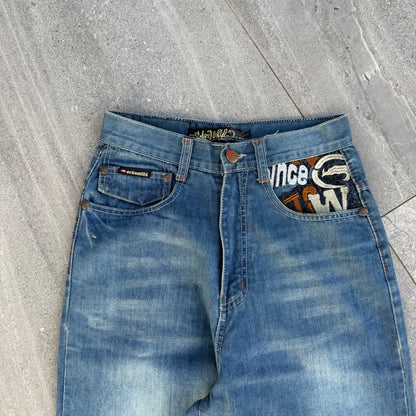 ecko embroidered backhits - 27x30”