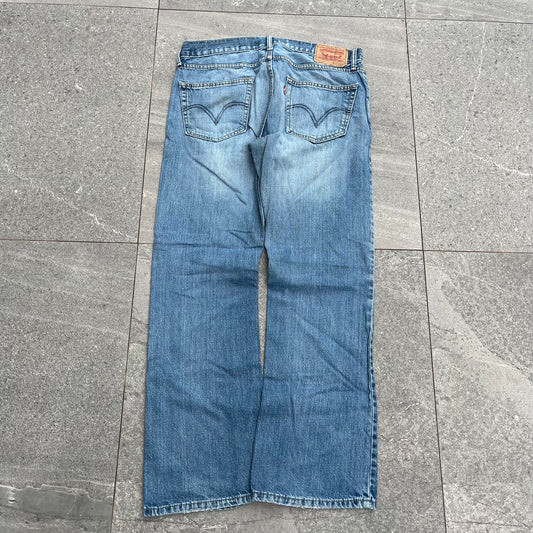 goated levi 527 bootcut fades - 34x30”