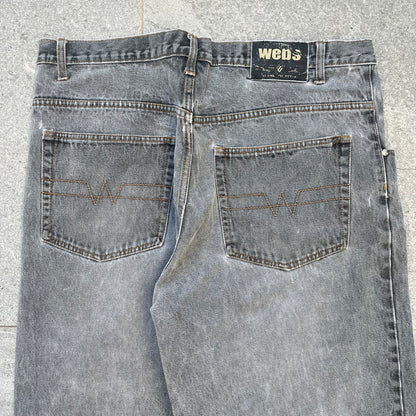 webs stone washed jeans - 38x32”