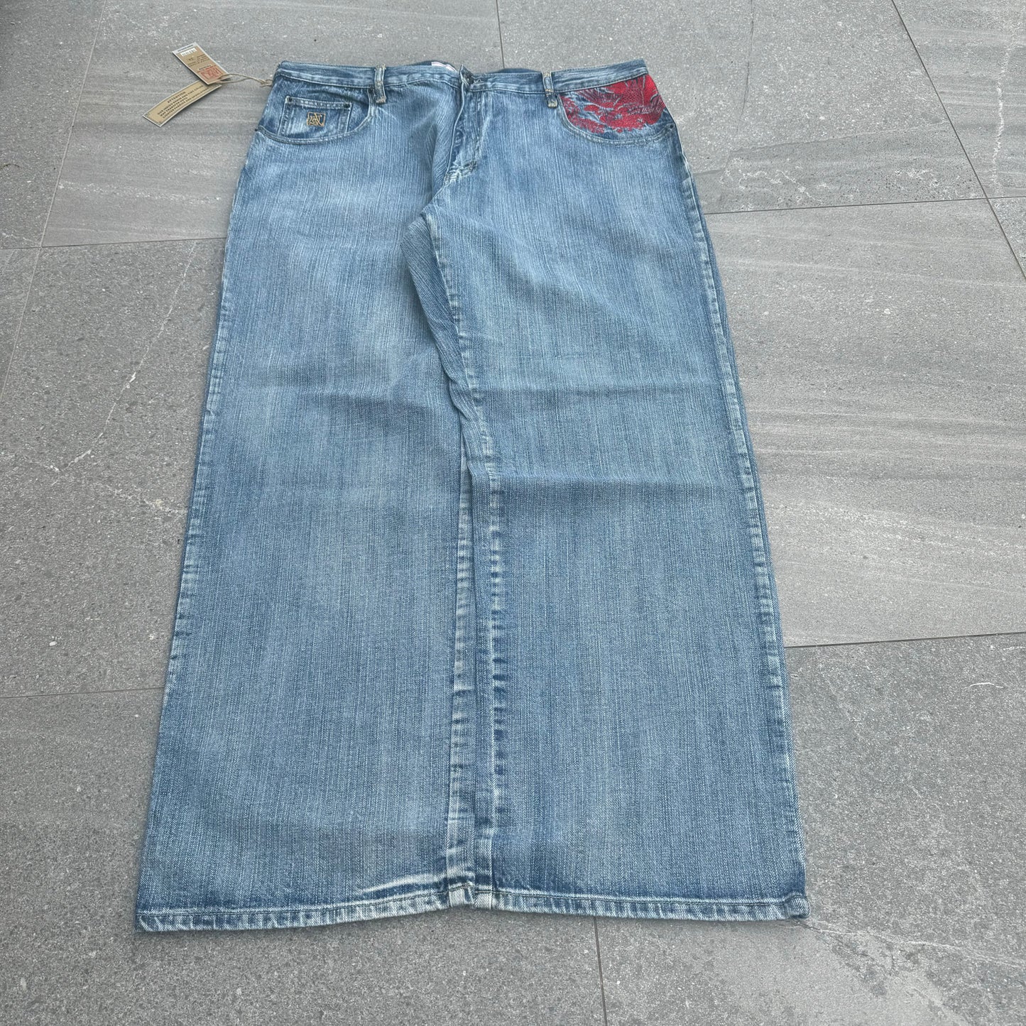 deadstock kanji jeans - 42x34”