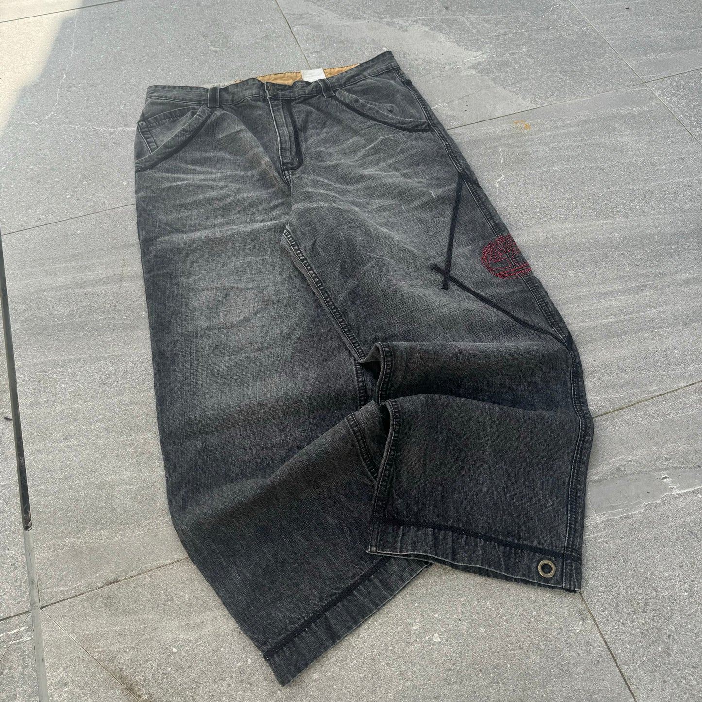 FAT TIMBERLAND JEANS BUY THESE LOOK AT THE PICS - 38x30”