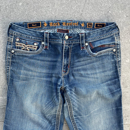 rock revival jewel bootcuts - 34x29