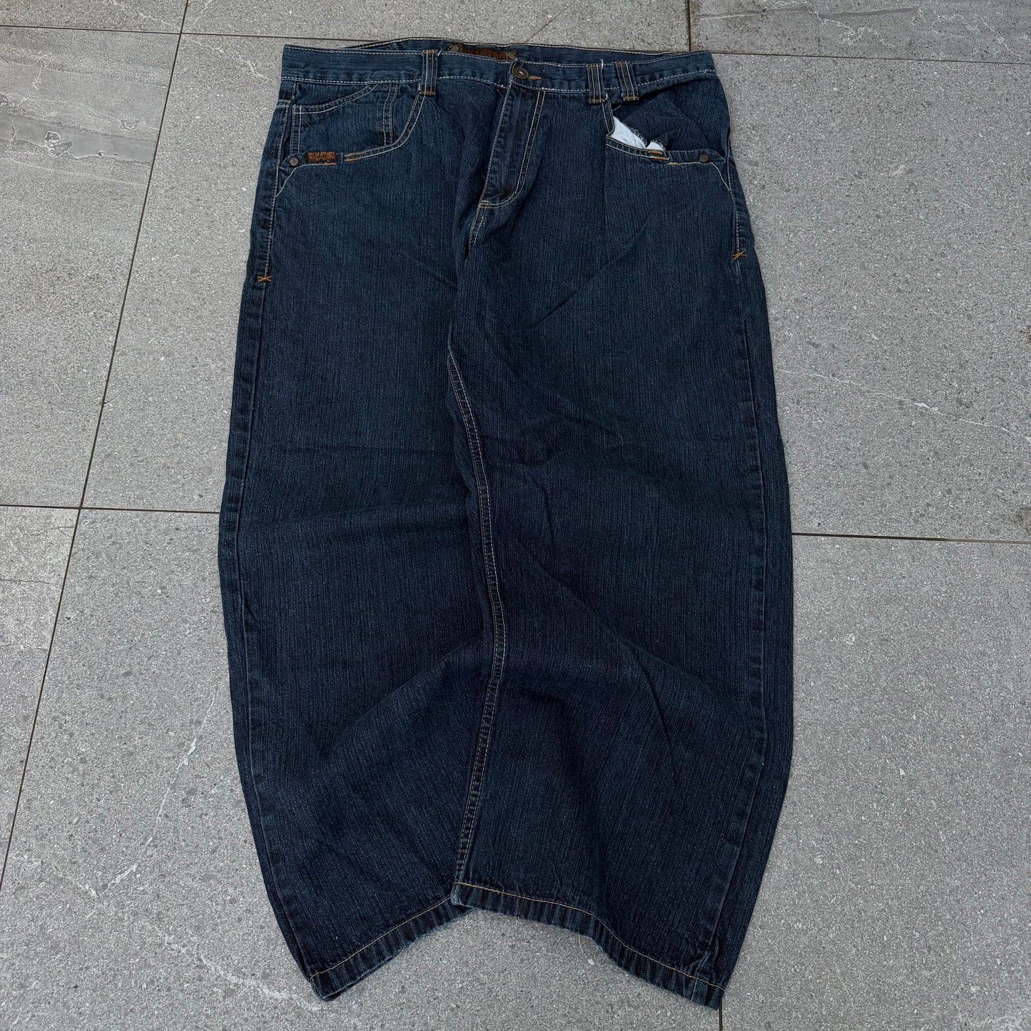 toughhh indigo meccas - 39x28.5”