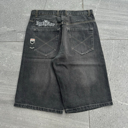 10/10 buckyrace jorts - 33x14”