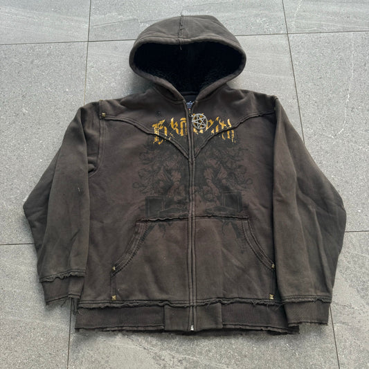 grail ecko pentagram hoodie - M