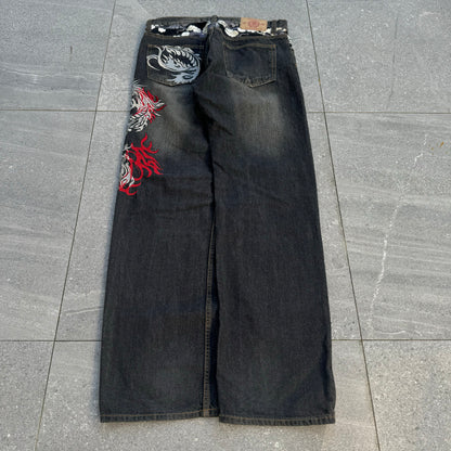 GRAILLL buten made in japan dragons - 34x33”