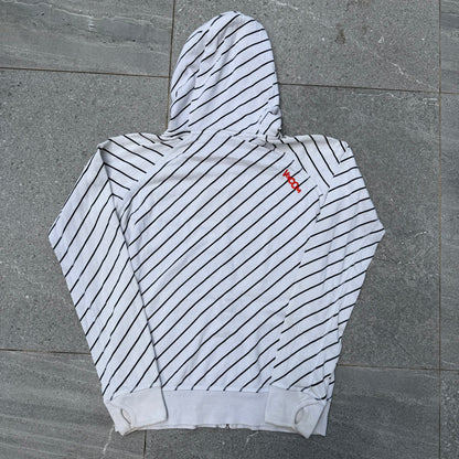 damn this is tough. volcom striped zipup - S