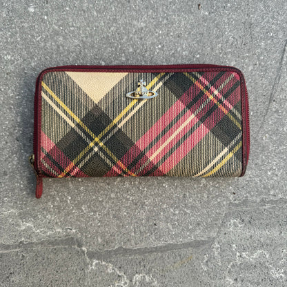 vivienne westwood plaid orb purse