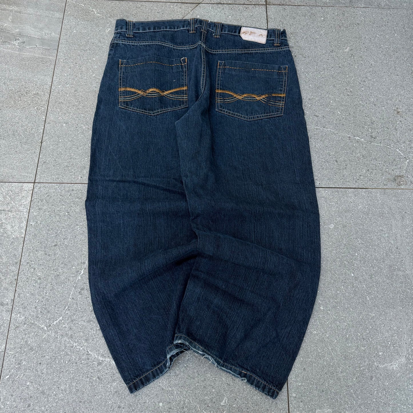 toughhh indigo meccas - 39x28.5”