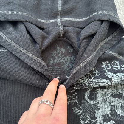 machine hoodie - L