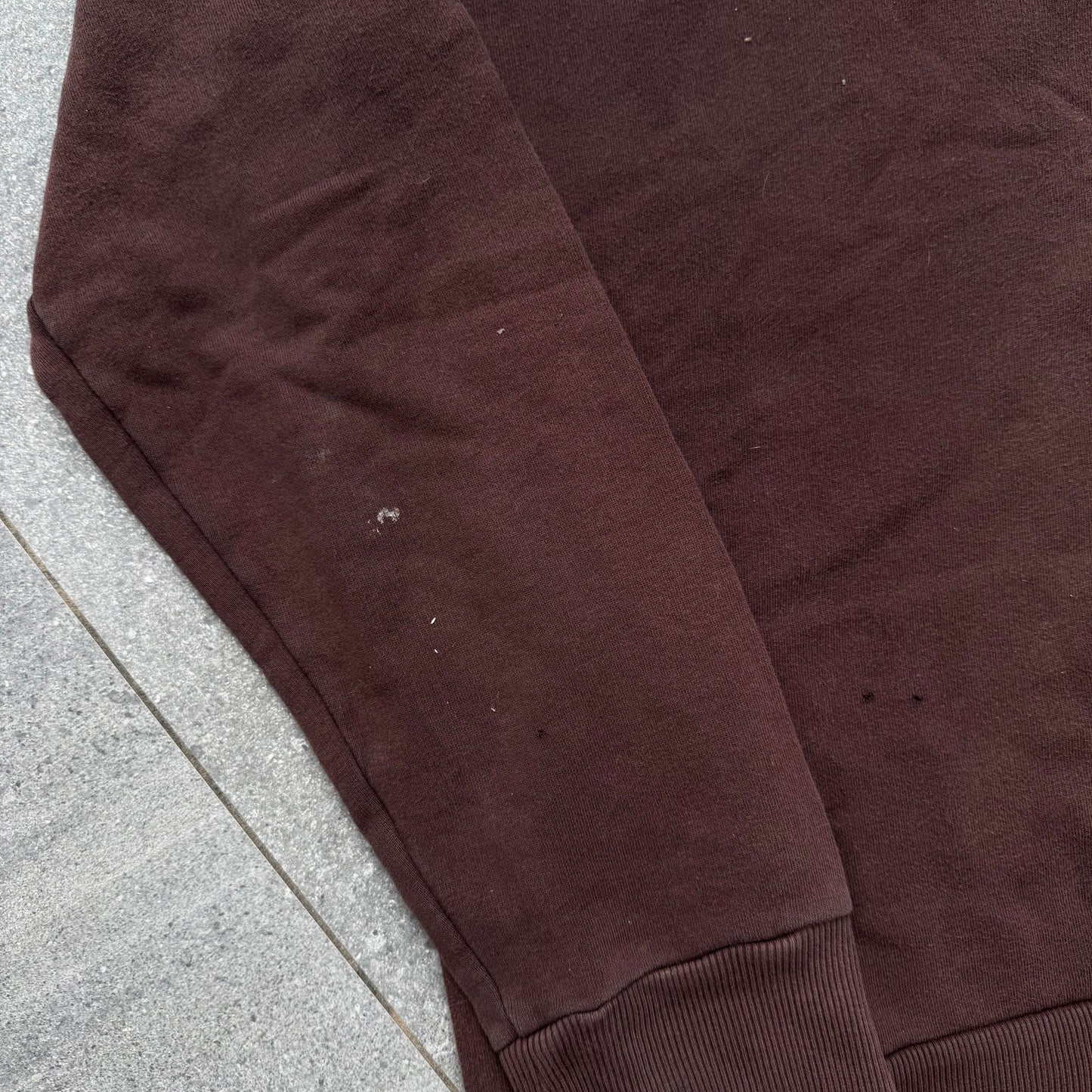 maroon rip curl collar zip - L