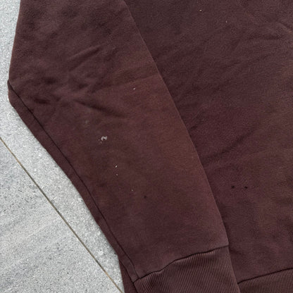 maroon rip curl collar zip - L