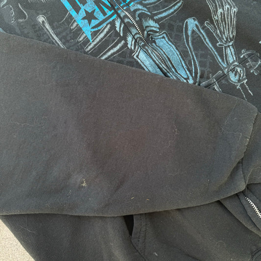 tapout zip up hoodie - L