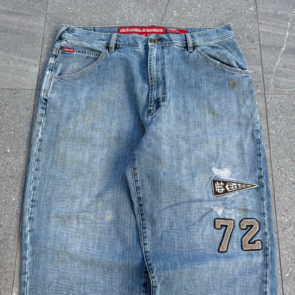 perfectly distressed ecko jeans - 36x32”