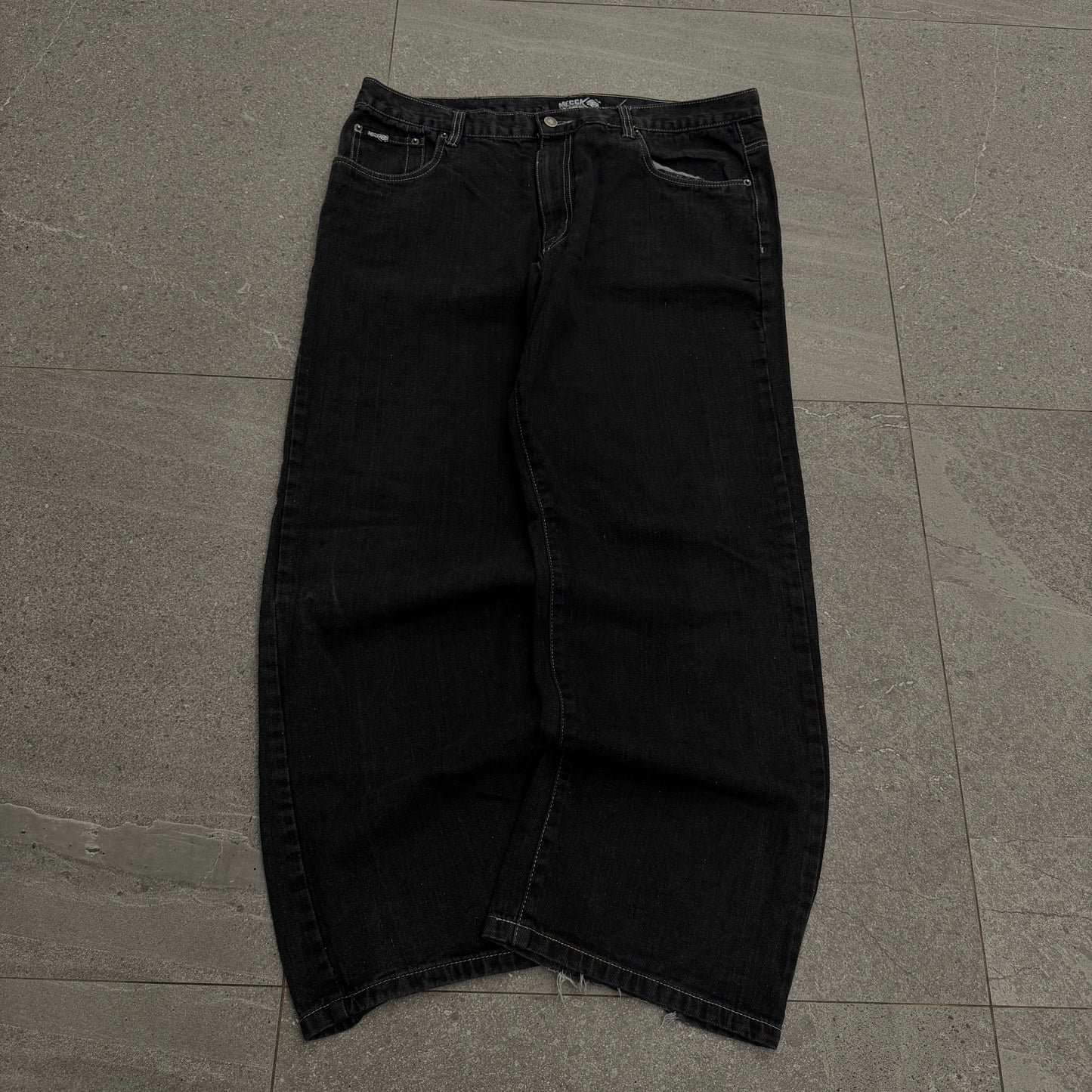 contrast stitched mecca jeans - 39x31”